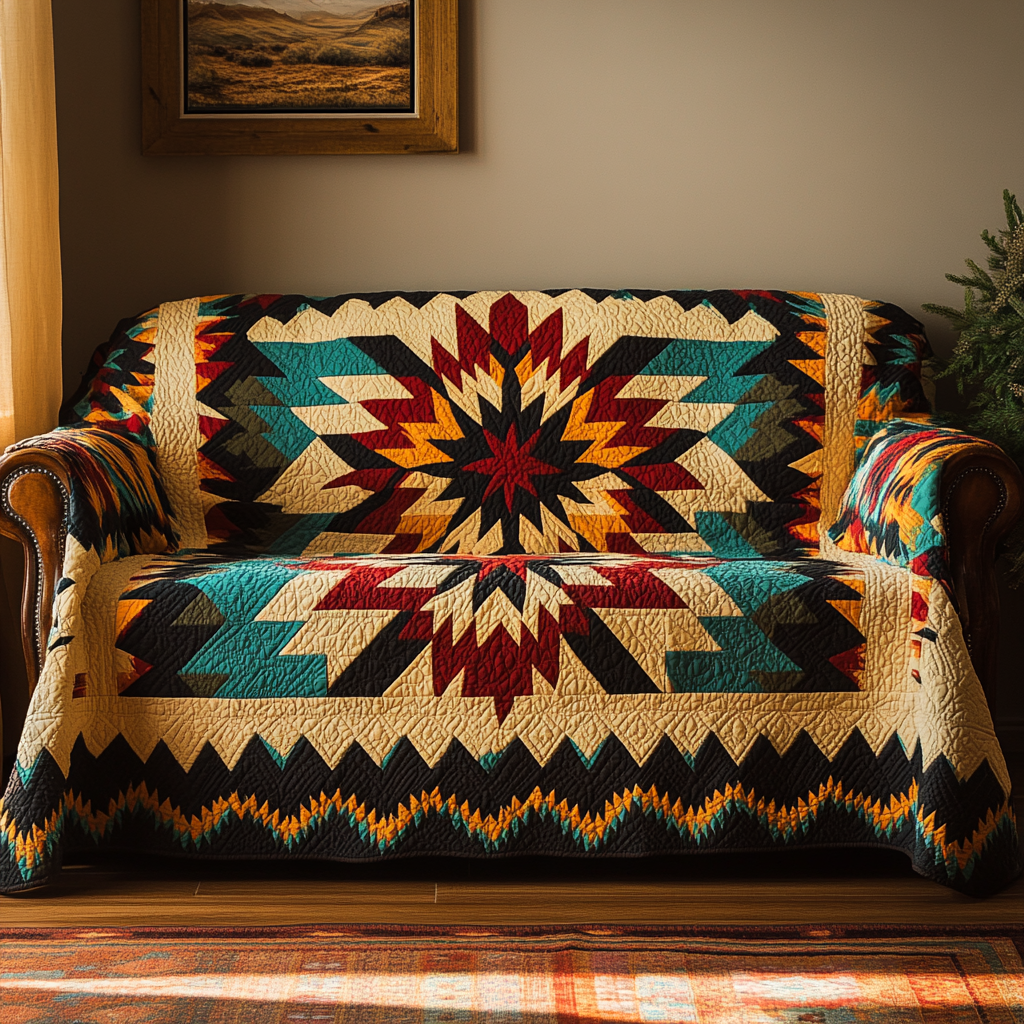 Woodland Dream Quilted Sofa Cover NCU0PTT2171 main image 0