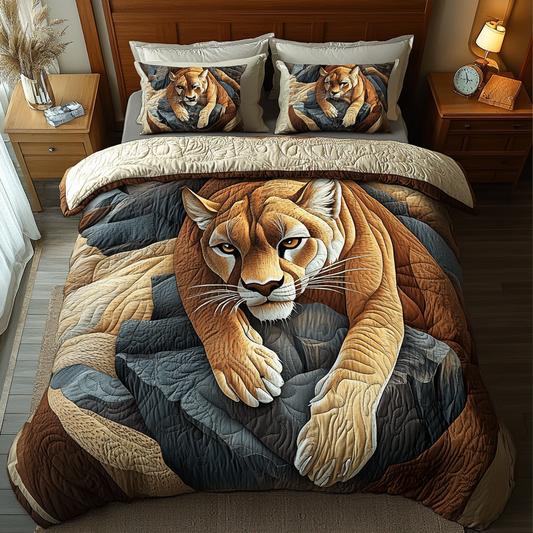 Wild Encounter 3-Piece Quilted Bedding Set NCU0DK6550