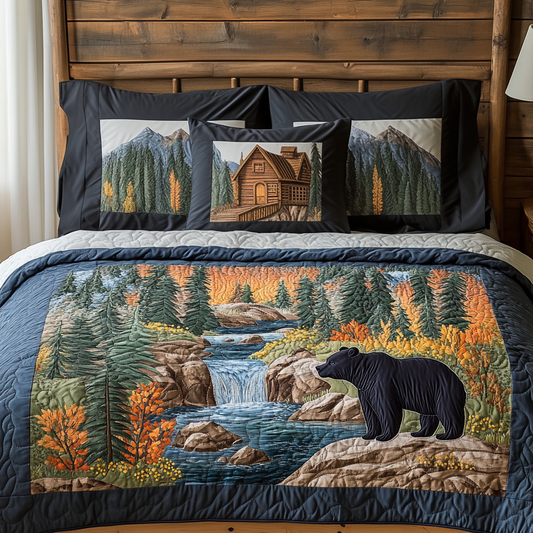 Wild Escape 3-Piece Quilted Bedding Set NCU0VH4087