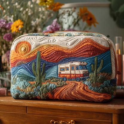 Wild Escape Camper Quilted Makeup Bag NCU0PT9481