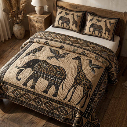 Wild Essence 3-Piece Quilted Bedding Set NCU0XD2734
