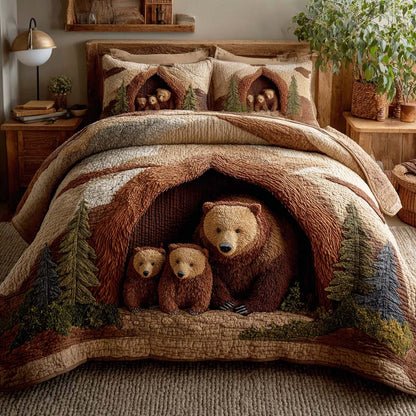 Wild Fang 3-Piece Quilted Bedding Set NCU0TD217
