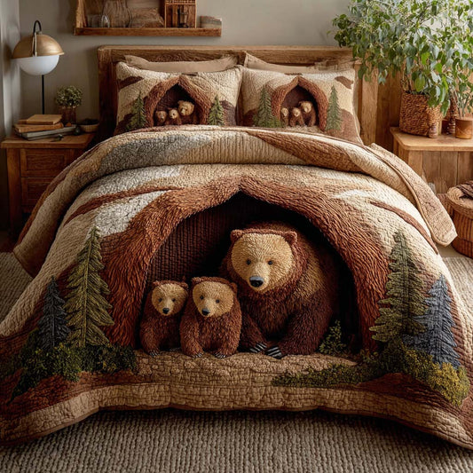 Wild Fang 3-Piece Quilted Bedding Set NCU0TD217