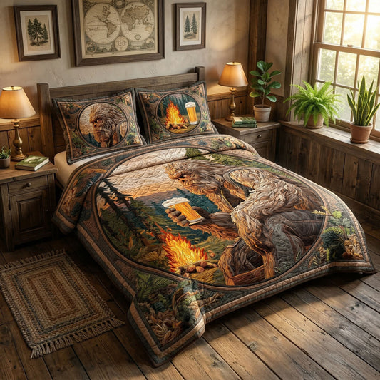 Wild Forest 3-Piece Quilted Bedding Set NCU0NT12596