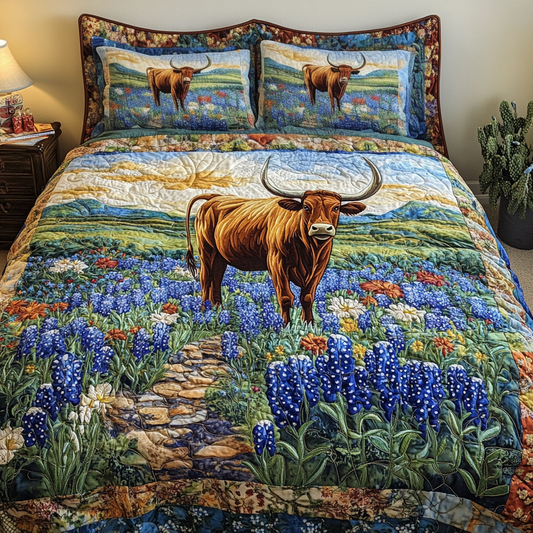 Wild Frontier 3-Piece Quilted Bedding Set NCU0DK7123