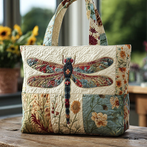 Wild Garden Drift Quilted Tote Bag NCU0PT8438