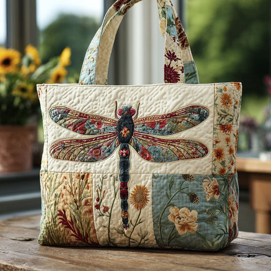 Wild Garden Drift Quilted Tote Bag NCU0PT8438