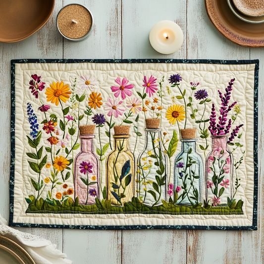 Wild Garden Quilted Place Mat NCU0VH5654