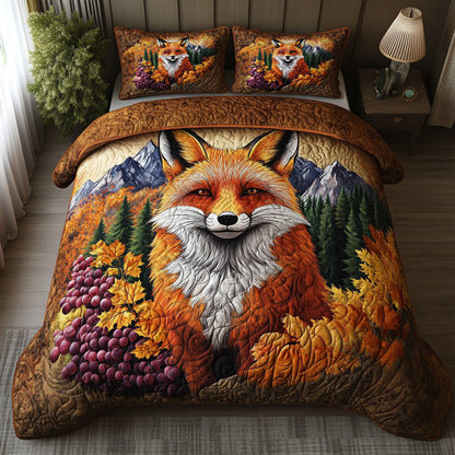 Wild Glance 3-Piece Quilted Bedding Set NCU0DV6763