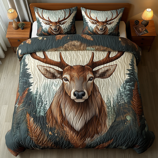 Wild Grace 3-Piece Quilted Bedding Set NCU0DK4942