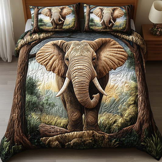 Wild Grace 3-Piece Quilted Bedding Set NCU0VH2026
