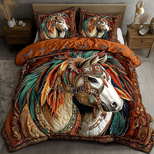 Wild Grace 3-Piece Quilted Bedding Set NCU0VH5084