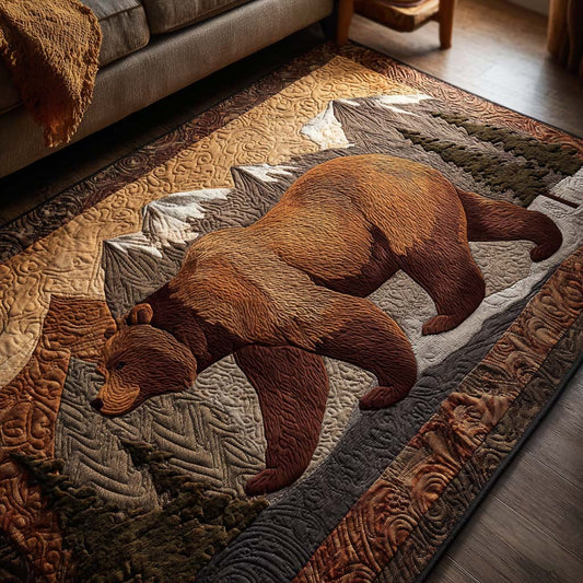 Wild Grizzly Area Rug NCU0NT10355