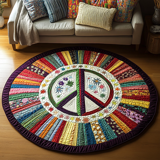 Wild Harmony Quilted Round Mat NCU0DK7334