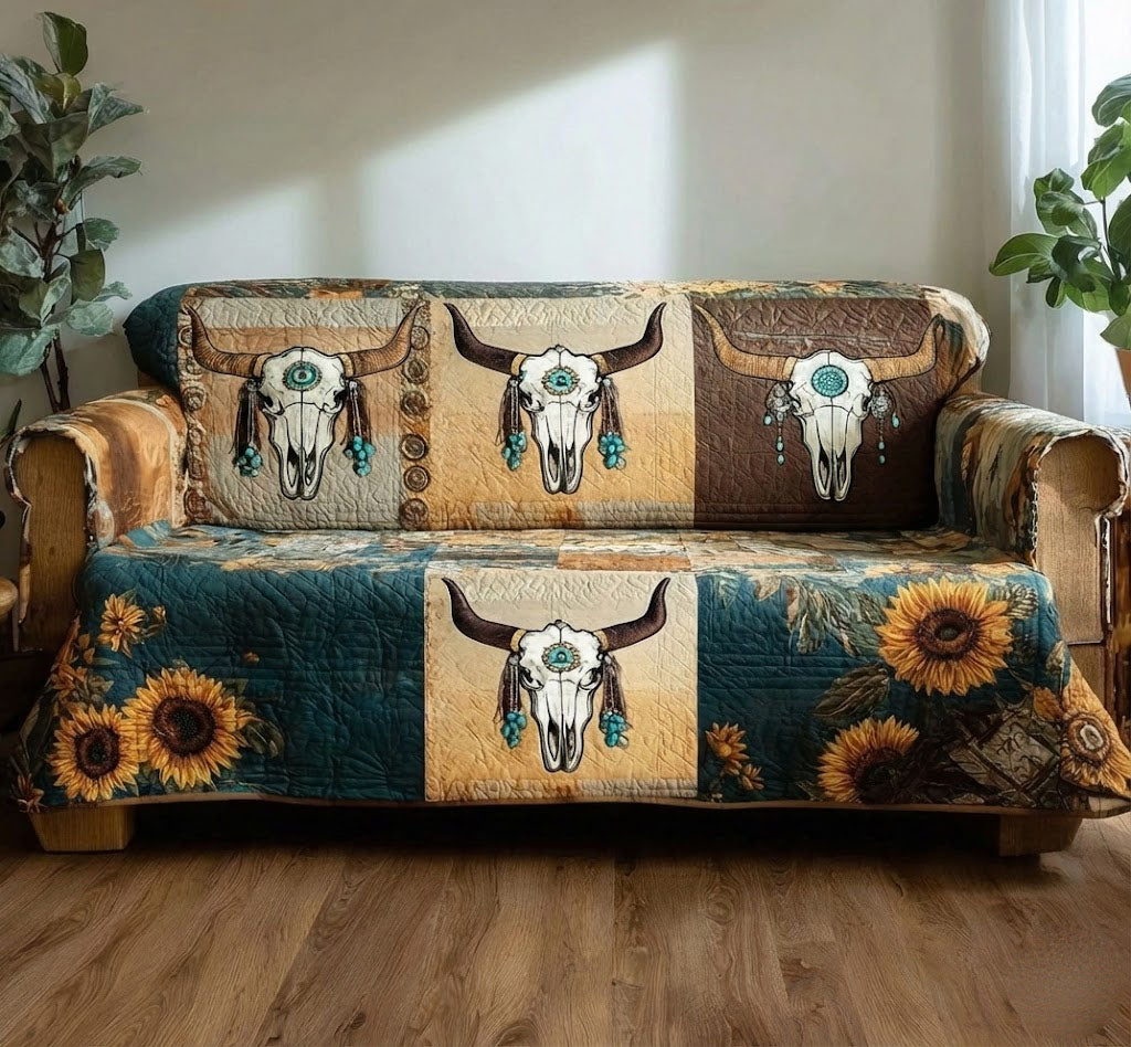 Wild Harmony Quilted Sofa Cover NCU0DK11901
