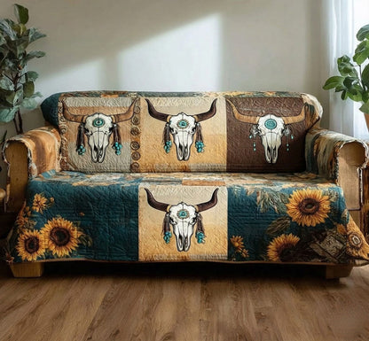 Wild Harmony Quilted Sofa Cover NCU0DK11901