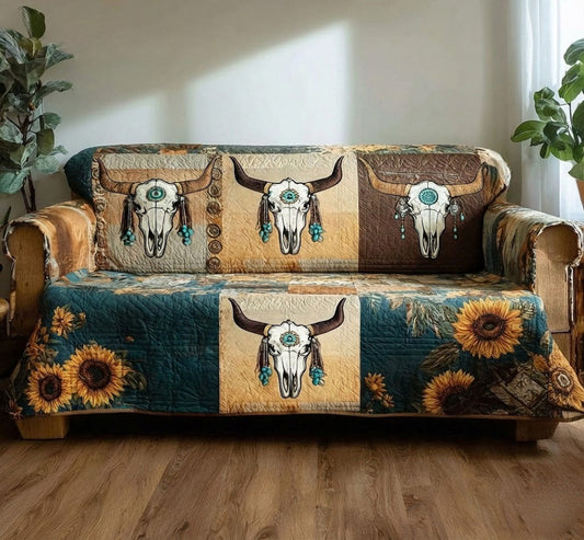 Wild Harmony Quilted Sofa Cover NCU0DK11901