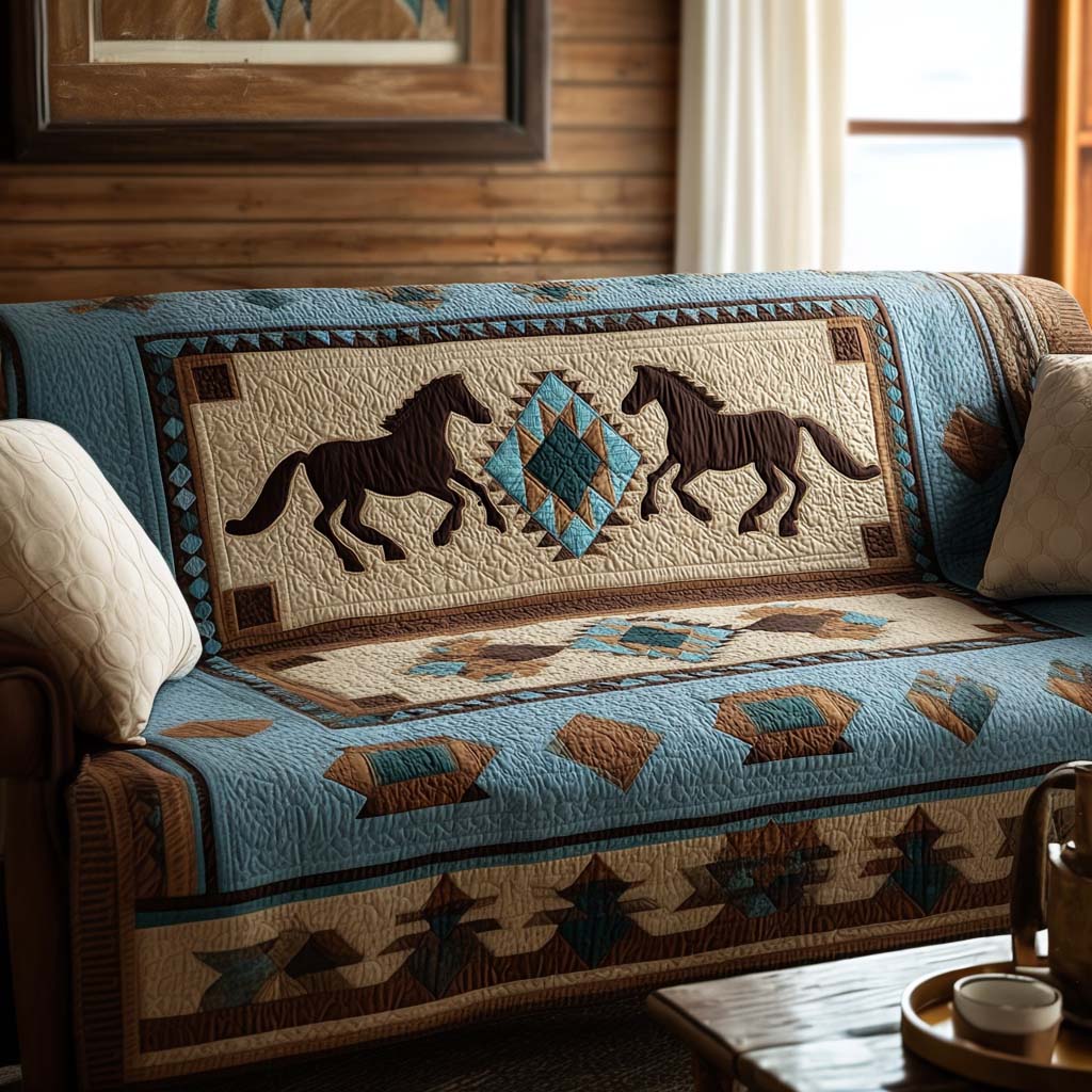 Sunday Best Quilted Sofa Cover NCU0NXD1827