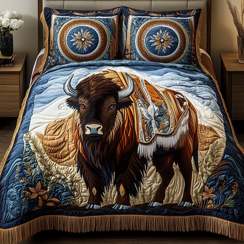 Wild Haven 3-Piece Quilted Bedding Set NCU0VH1989