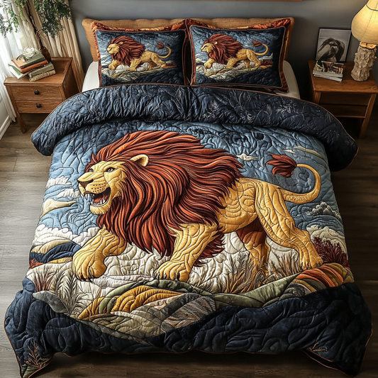 Wild Haven 3-Piece Quilted Bedding Set NCU0VH4659
