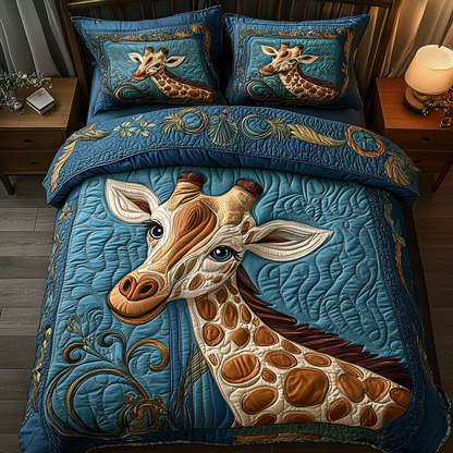 Wild Heights 3-Piece Quilted Bedding Set NCU0DK5433