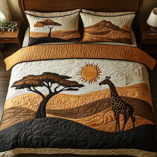 Wild Heights 3-Piece Quilted Bedding Set NCU0DK7800