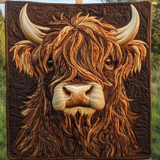 Wild Highland Spirit Quilted Blanket NCU0NT6812