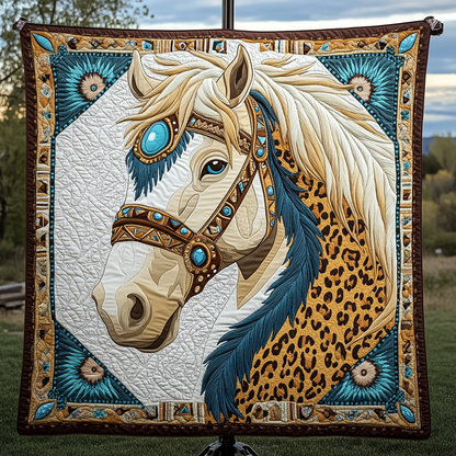 Wild Hoofbeats Quilted Blanket NCU0DK3253