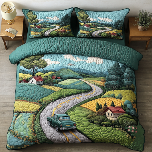 Wild Horizon 3-Piece Quilted Bedding Set NCU0DK6329