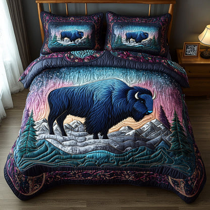 Wild Horizon 3-Piece Quilted Bedding Set NCU0DV7417