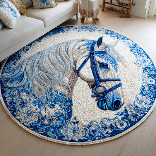 Wild Horizon Path Quilted Round Mat NCU0TD992
