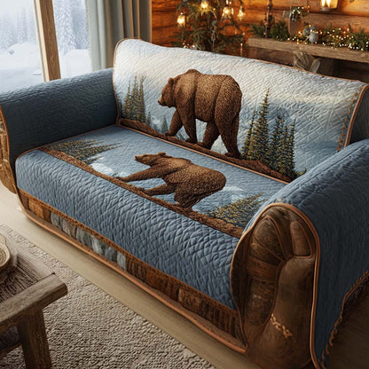 Wild Horizon Quilted Sofa Cover NCU0XD1727