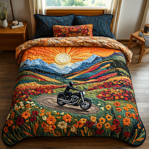 Wild Horizons 3-Piece Quilted Bedding Set NCU0DV4352