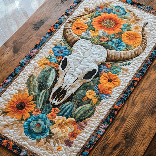Wild Horn Quilted Table Runner NCU0DK6780