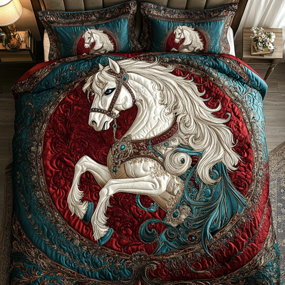 Wild Horse 3-Piece Quilted Bedding Set NCU0DK8052