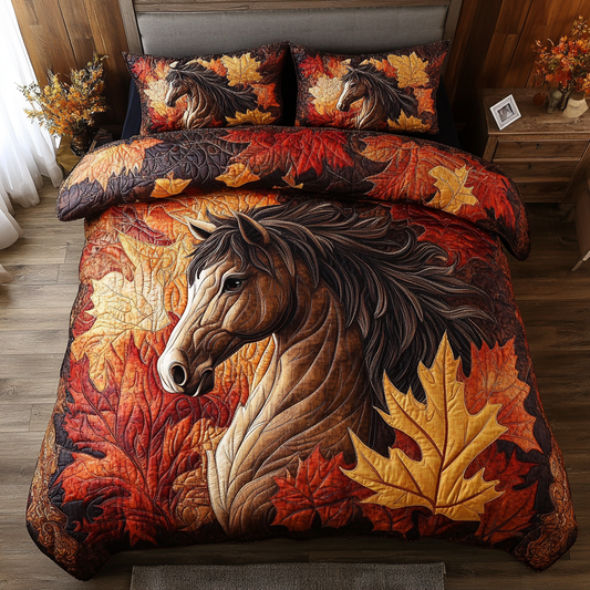 Wild Horse 3-Piece Quilted Bedding Set NCU0DK9528