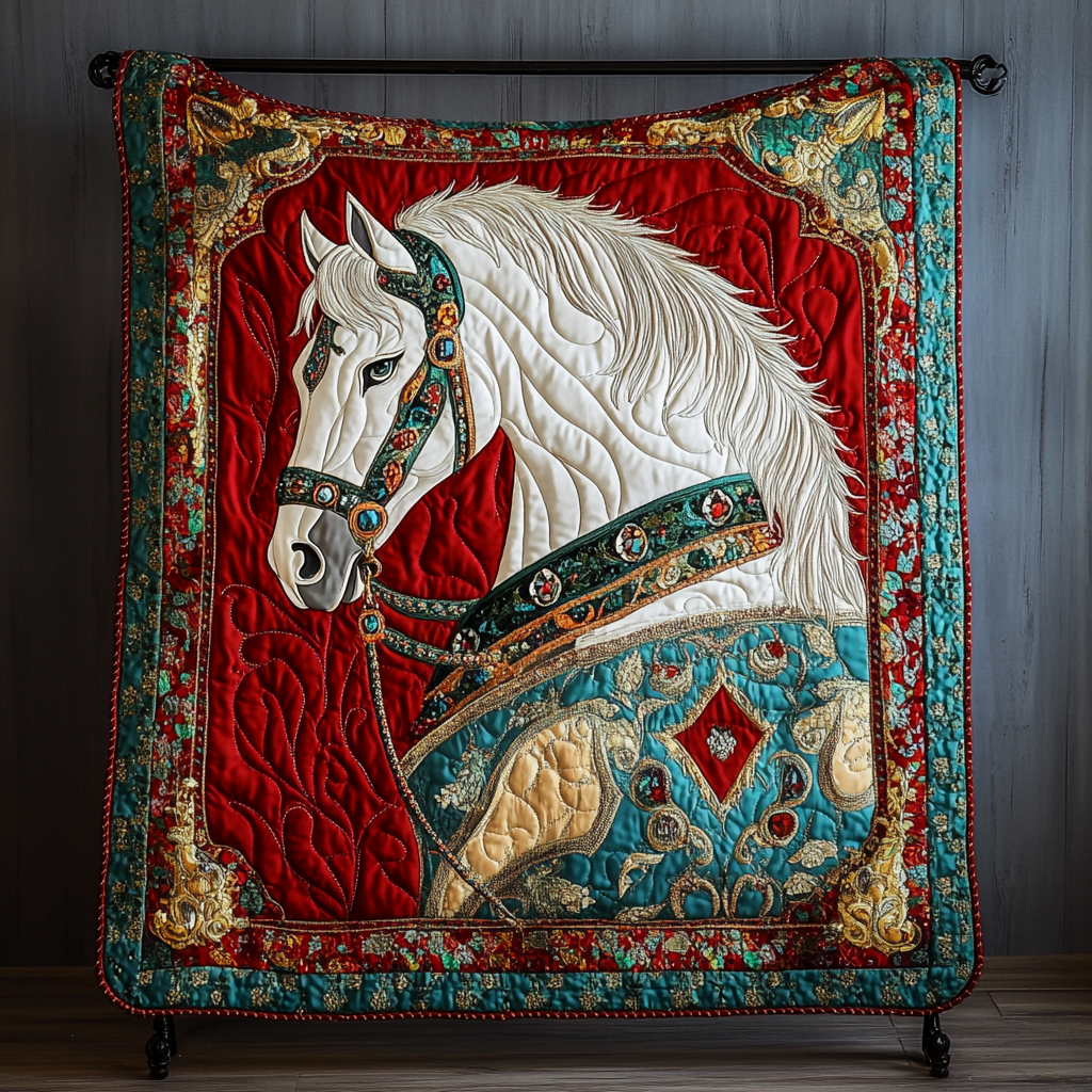 Wild Horse Quilted Blanket NCU0DK8394