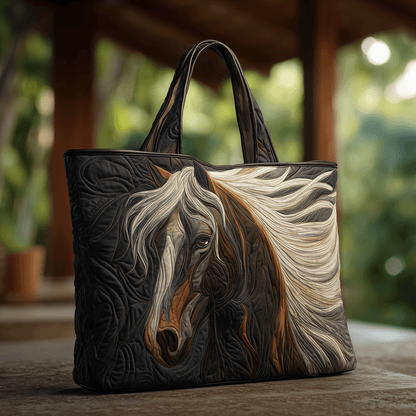 Wild Horse Spirit Quilted Tote Bag NCU0TH2863