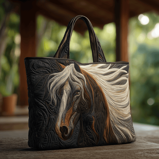 Wild Horse Spirit Quilted Tote Bag NCU0TH2863