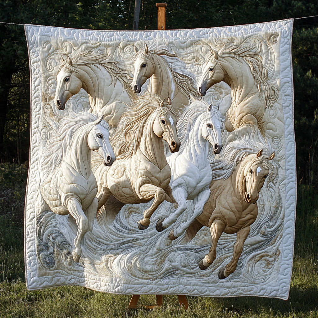Wild Horses Quilted Blanket NCU0NT6501