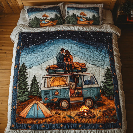 Wild Love 3-Piece Quilted Bedding Set NCU0NT2636