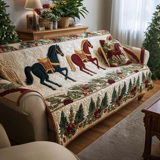 Wild Meadow Quilted Sofa Cover NCU0NT11563