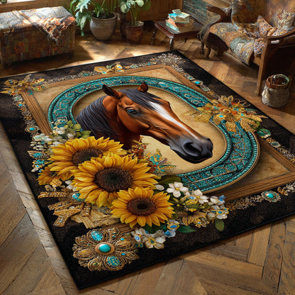 Wild Mustang Area Rug NCU0TD2109