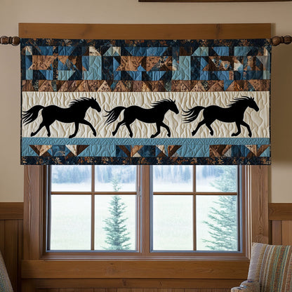 Wild Mustang Charm Quilted Valance NCU0PT4328