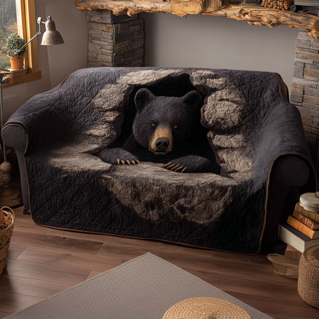 Wild Animal Quilted Sofa Cover NCU0VT306