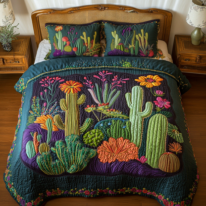 Wild Oasis 3-Piece Quilted Bedding Set NCU0VH673