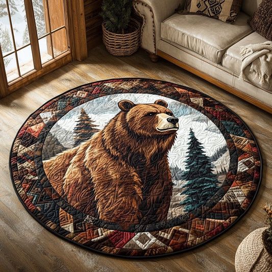 Wild Paws Quilted Round Mat NCU0DV7409