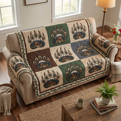 Wild Paws Quilted Sofa Cover NCU0TD2799