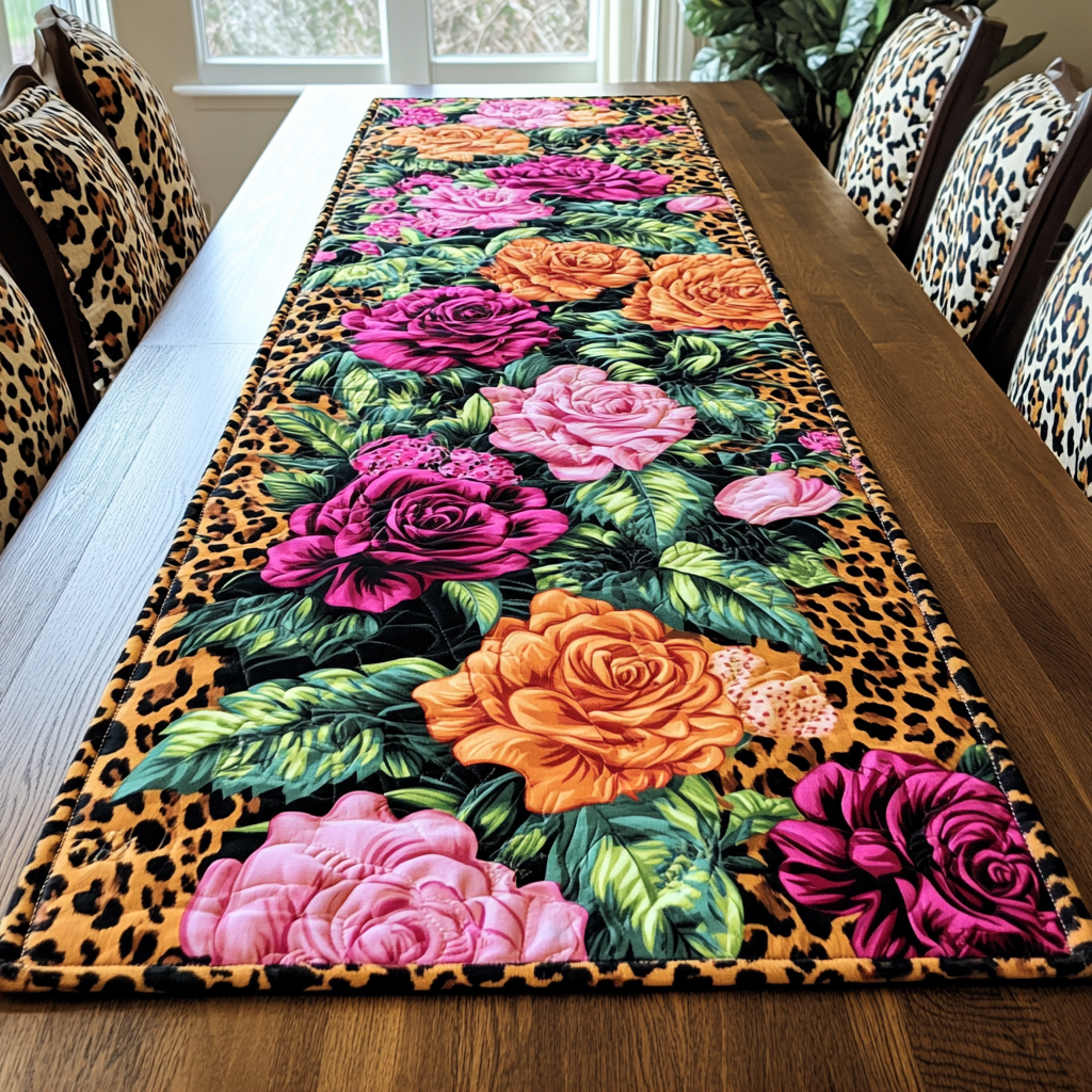 Wild Petals Quilted Table Runner NCU0DK6129