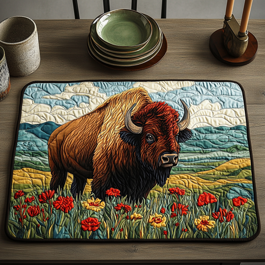 Wild Plains Quilted Place Mat NCU0VH4712